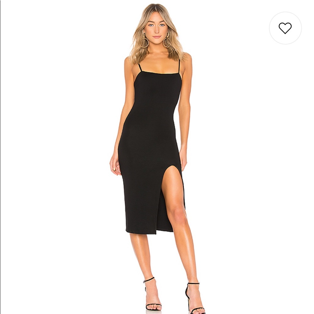 Skylar Midi Black Dress